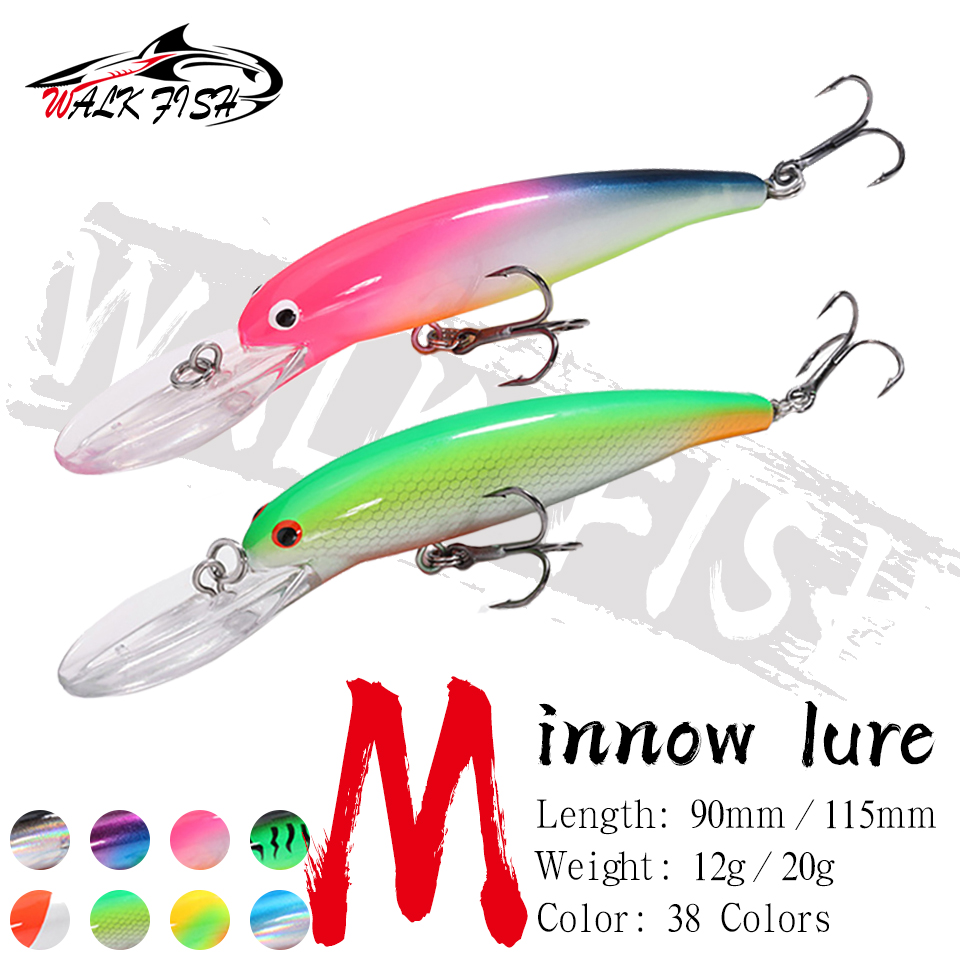Fishing Hook Size - WALK FISH 12g 20g Floating Big