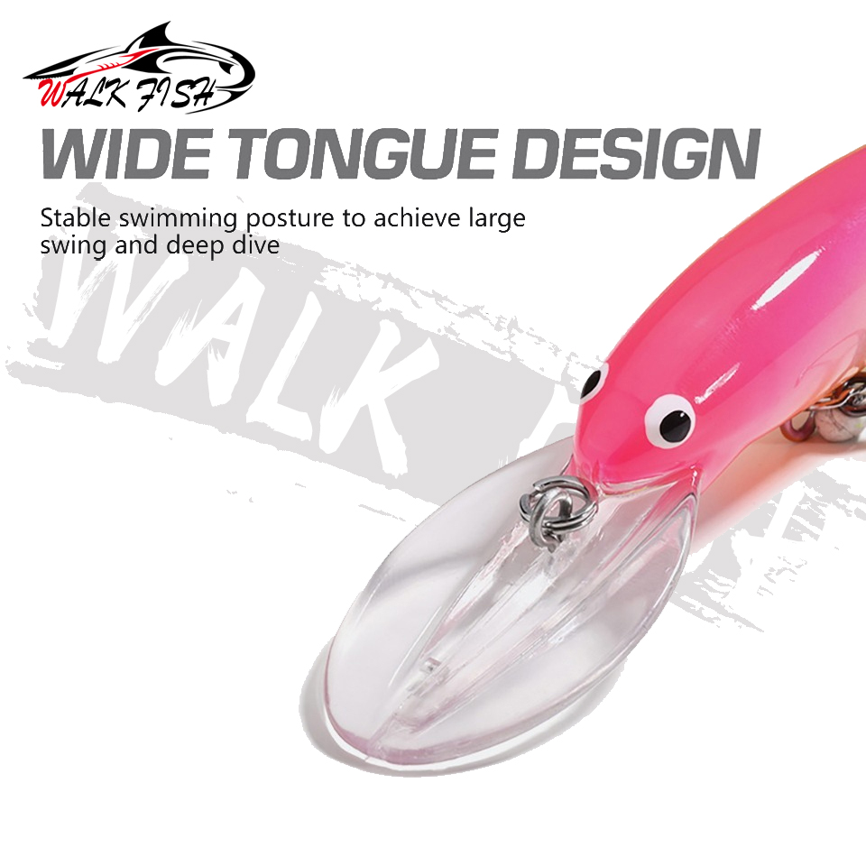 WALK FISH 12g 20g Floating Big - Fishing Hook Size recension och pris