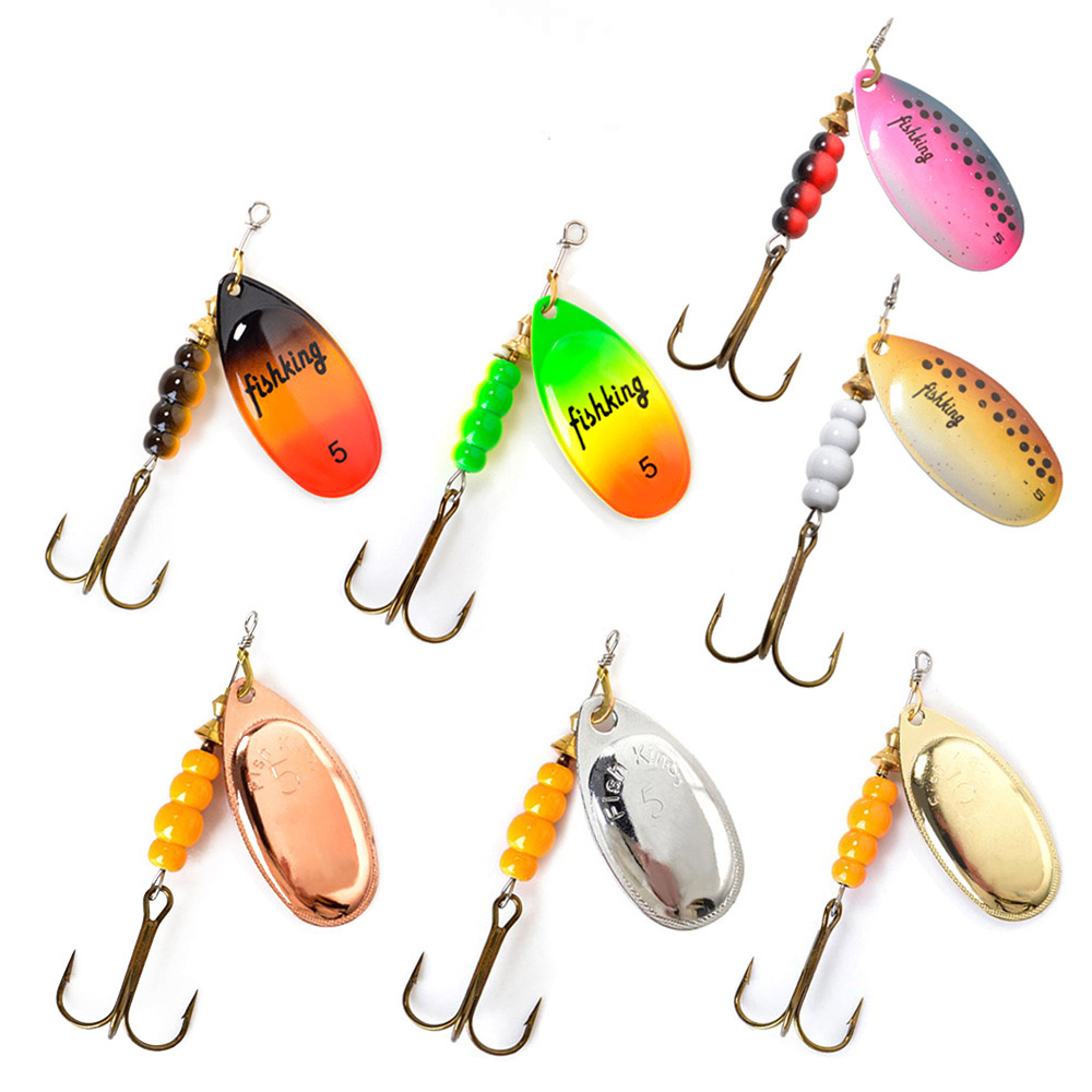 1pcs Spinner Bait 3.9/4.6/7.4/ - Fishing Hook Treble recension och pris