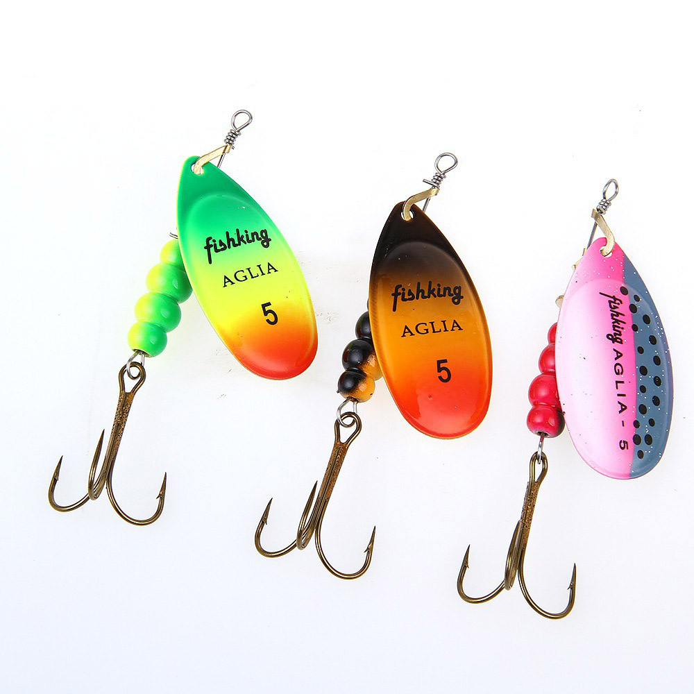 1pcs Spinner Bait 3.9/4.6/7.4/ - Fishing Hook Treble recension och pris