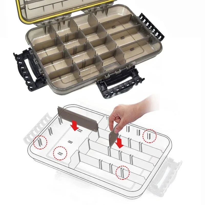 Large-Capacity Waterproof Fish - Fishing Hook Box recension och pris