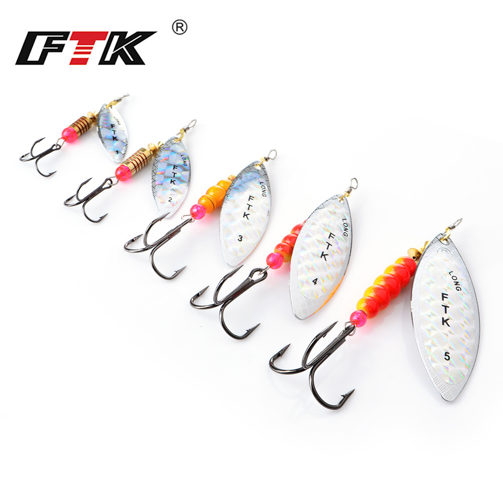 FTK Spinner Bait 4G/7G/12G/18G - Fishing Hook Treble recension och pris