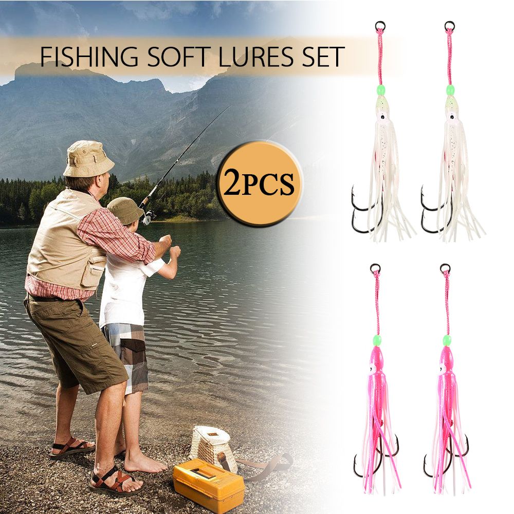 2Pcs/Lot 6cm/10cm/12cm Octopus - Fishing Hook Size recension och pris