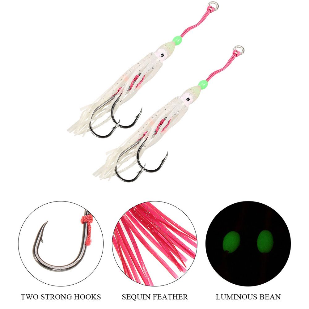 2Pcs/Lot 6cm/10cm/12cm Octopus - Fishing Hook Size recension och pris