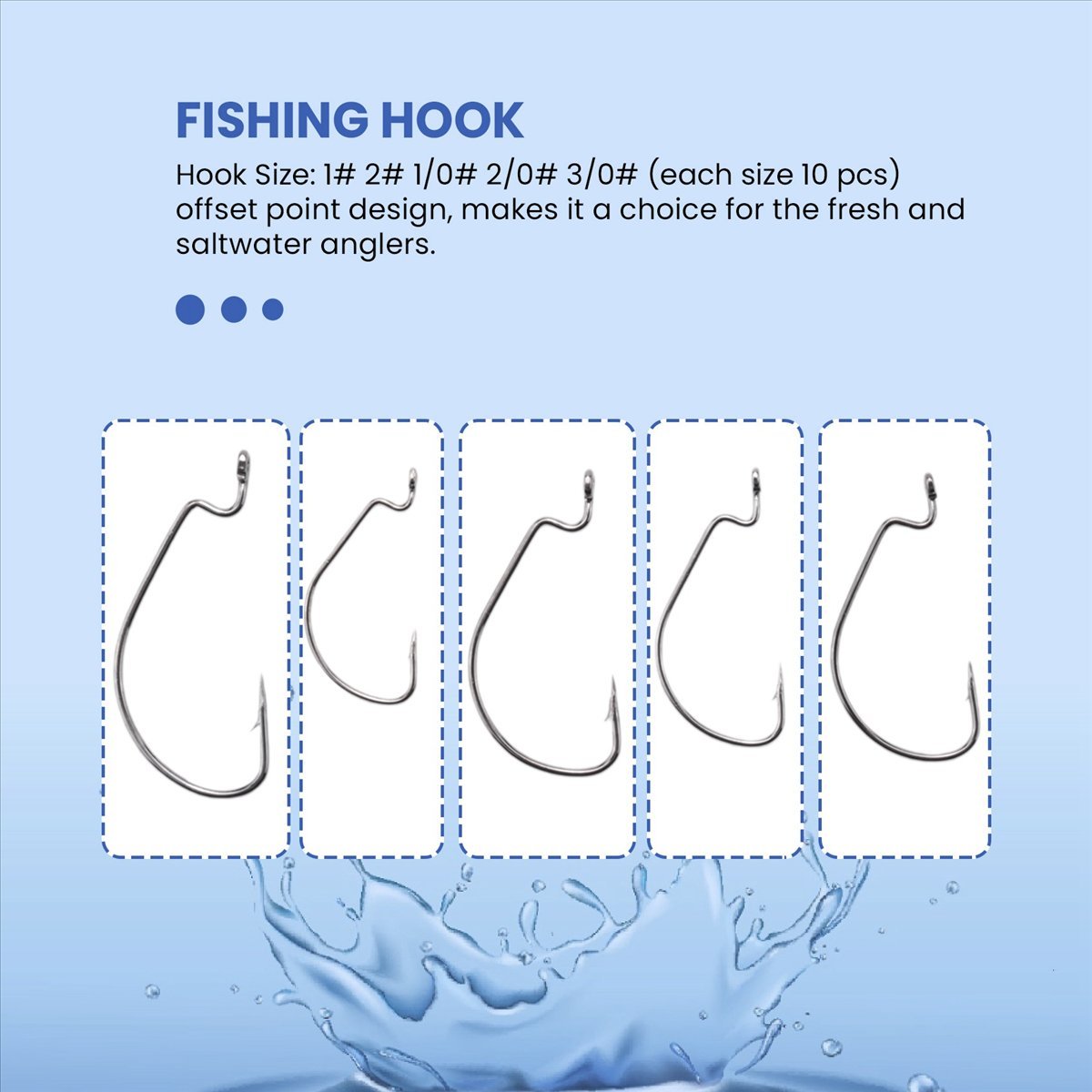AD45 51Pcs Fishing Hooks High  - Fishing Hook Box recension och pris