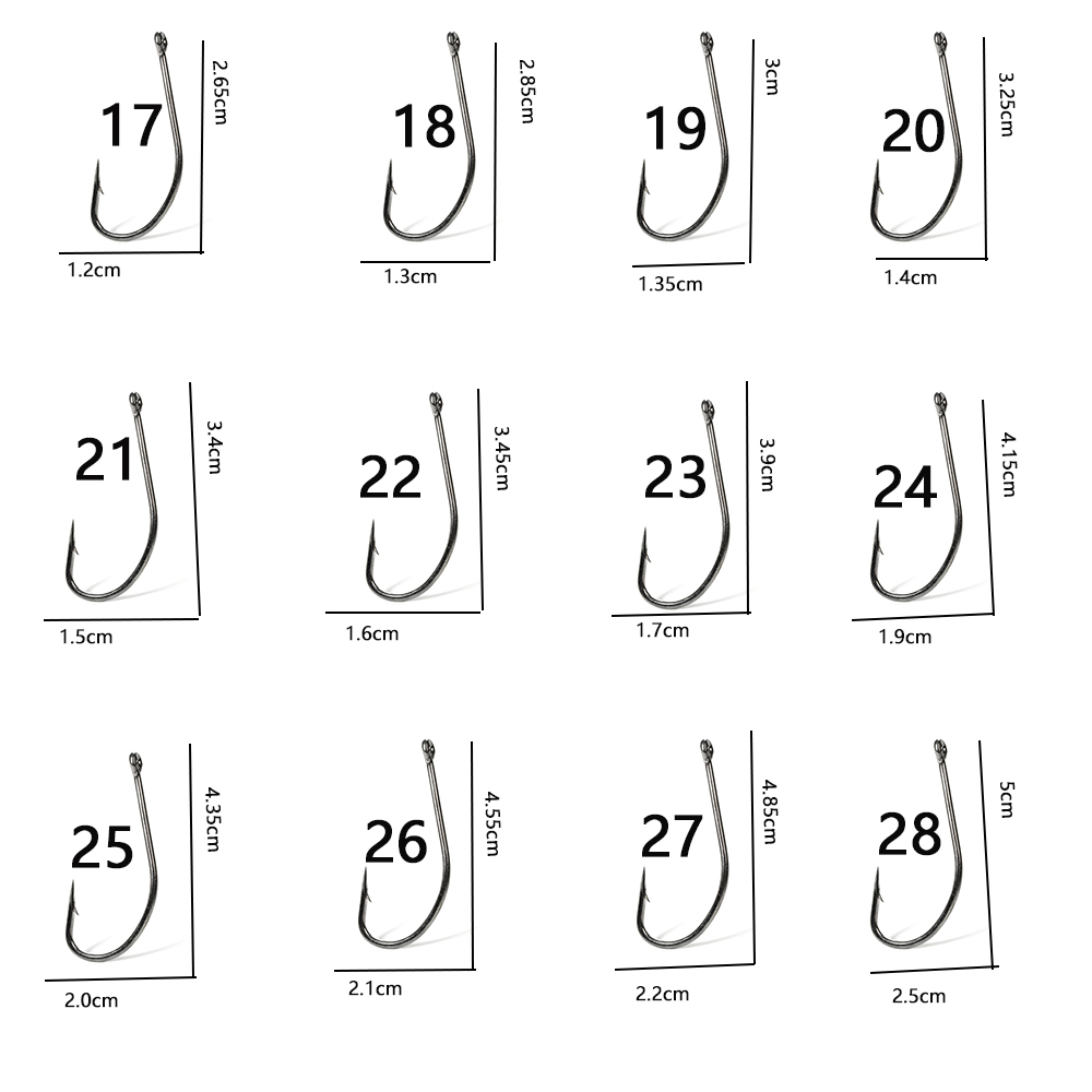 1 Pack LS-9939 Fishing Hooks S - Fishing Hook Circle recension och pris