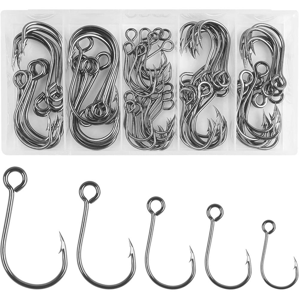 70Pcs Fishing Inline Single Ho - Fishing Hook Assortment recension och pris