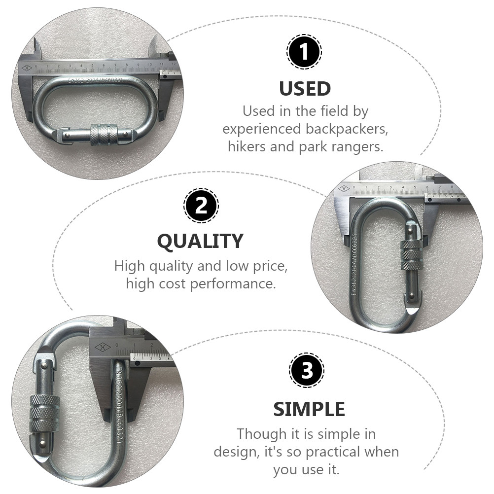 2Pcs Safety Lock Buckles Steel - Fishing Hook recension och pris